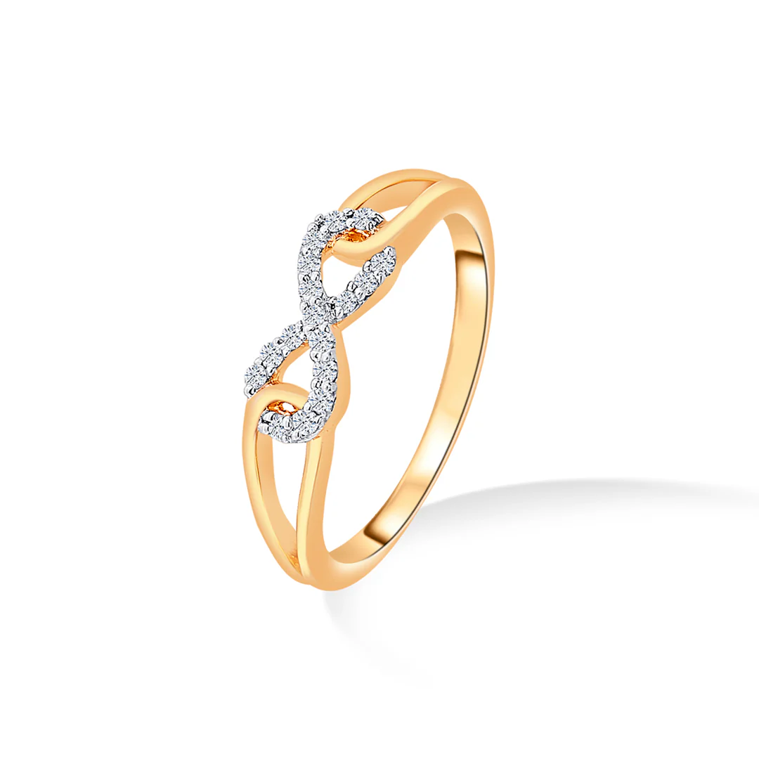 Infinity Dusk Gold & Diamond Ring - Image 2