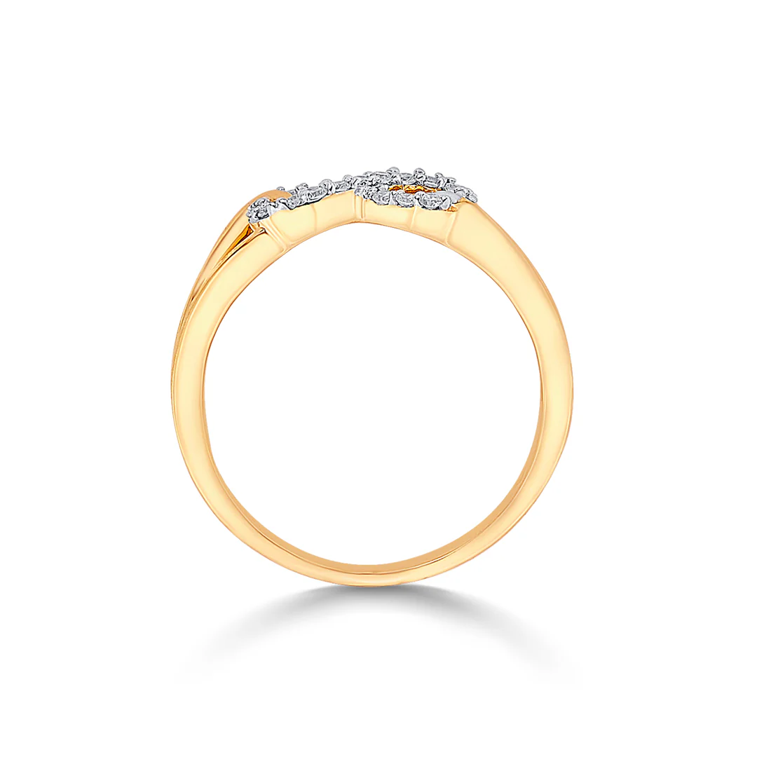 Infinity Dusk Gold & Diamond Ring - Image 3