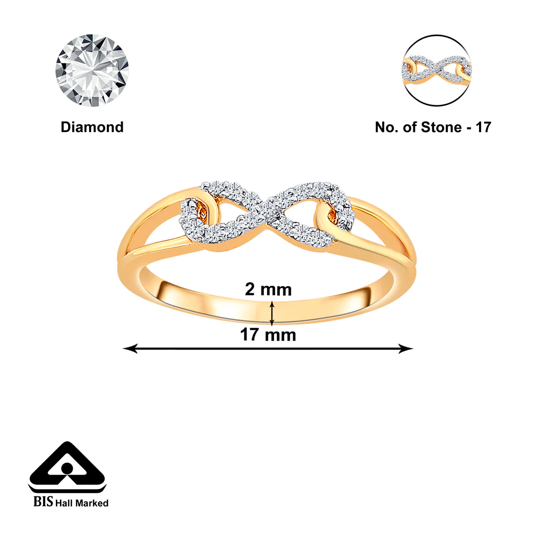 Infinity Dusk Gold & Diamond Ring - Image 4