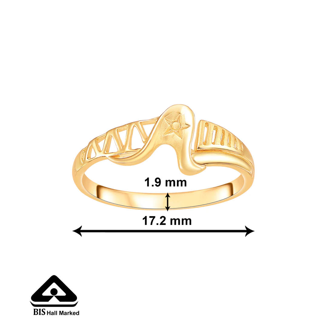 Iris Elegance Gold Casual Ring For Women - Image 2