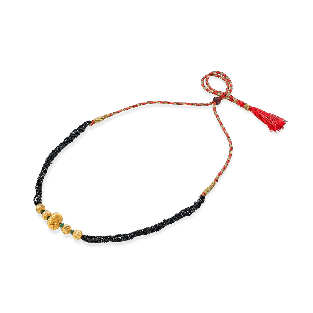 Kanthasakhi Kolhapuri Gold Thushi Choker - Image 2
