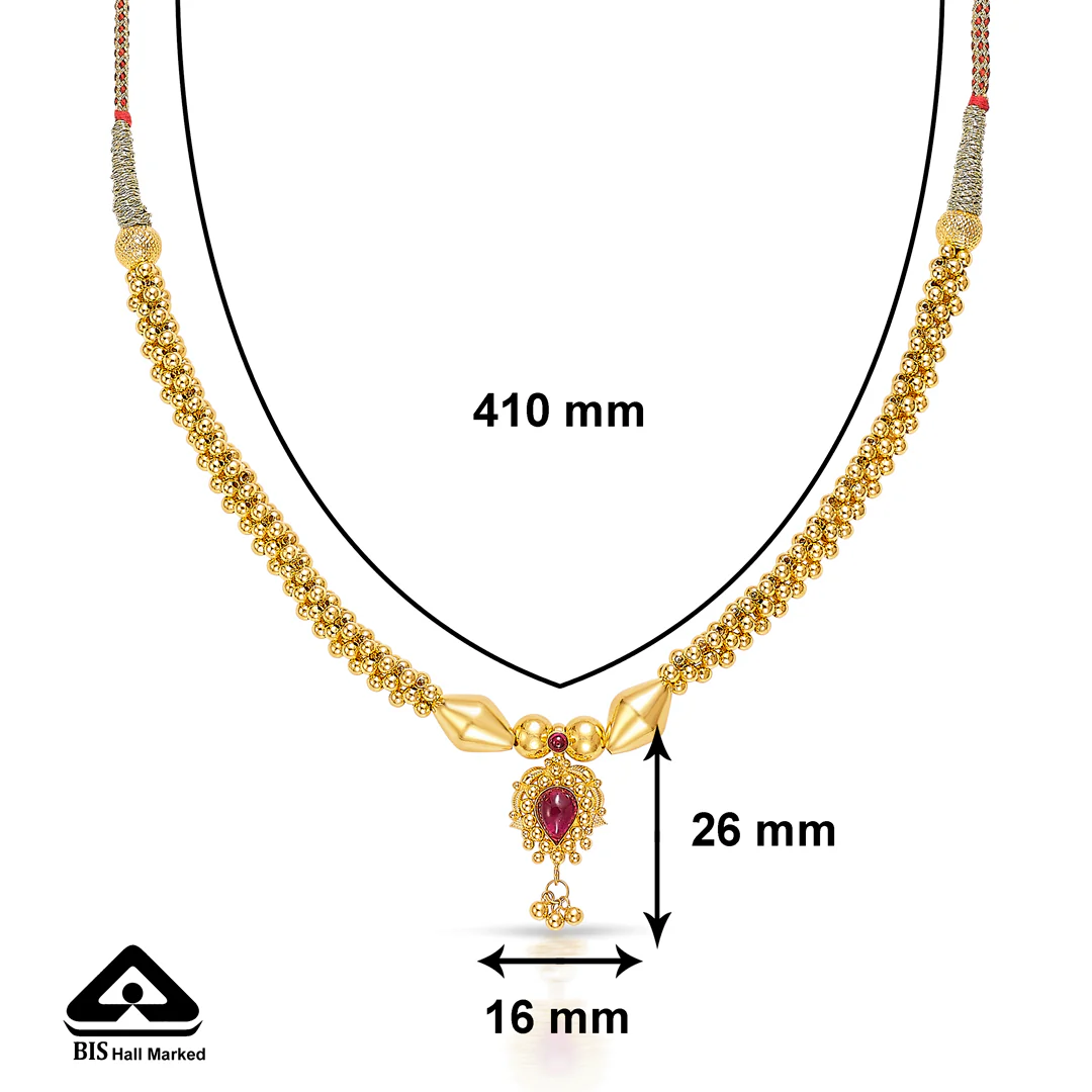 Kolhapuri Kshirja Gold Thushi - Image 4
