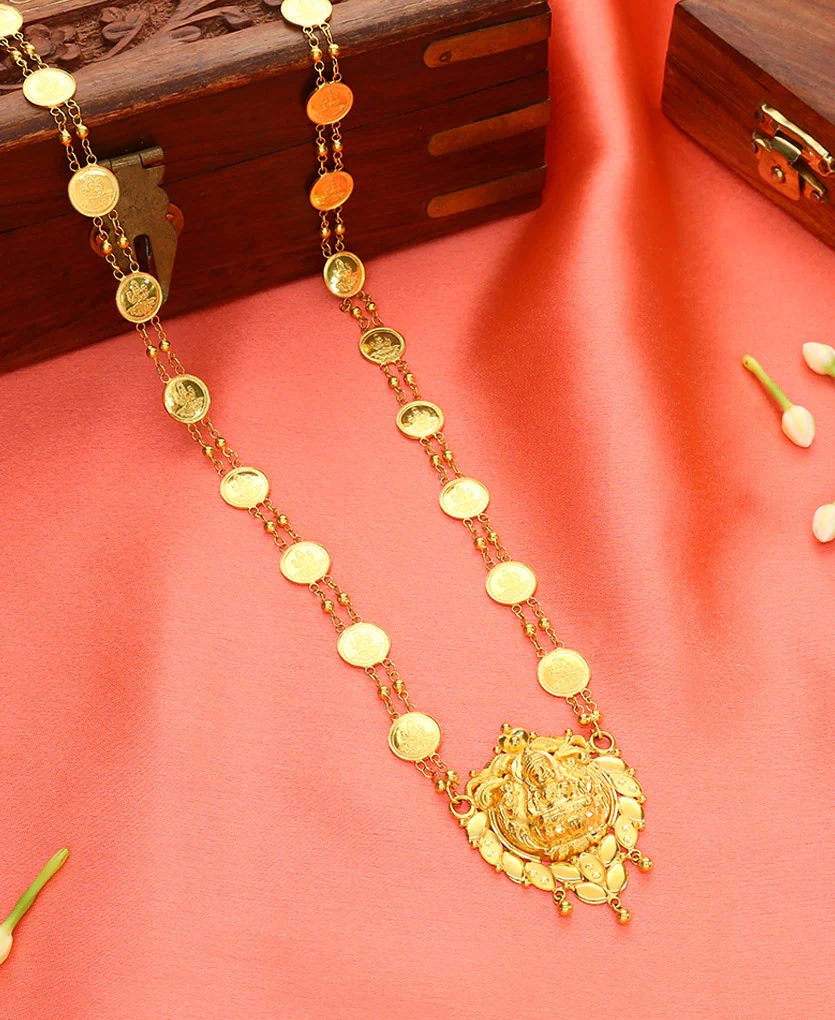 Lakshmi Haar Yellow Gold Necklace For Women