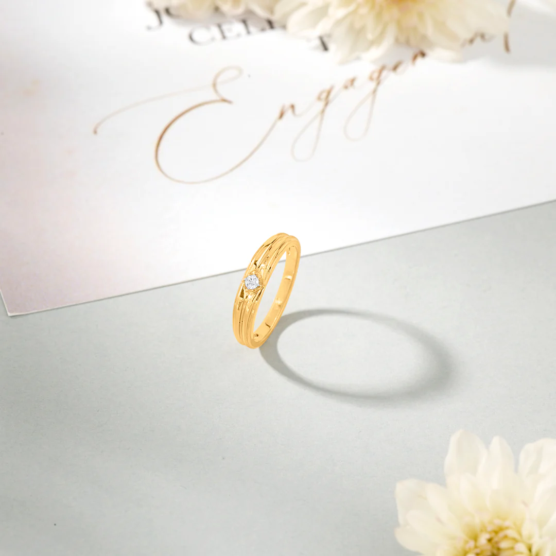 Lasting Embrace Engagement Diamond Ring for Men
