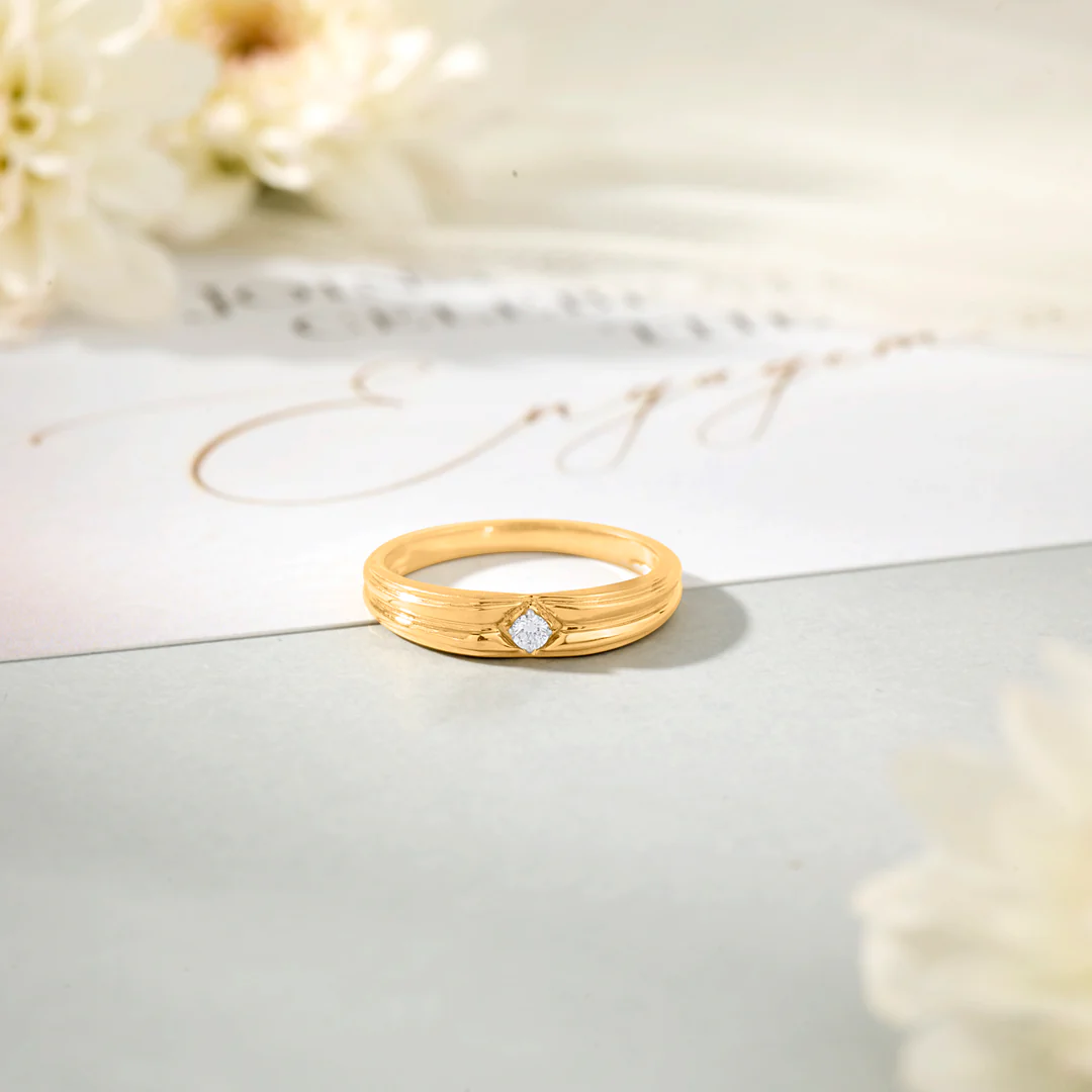 Lasting Embrace Engagement Diamond Ring for Men - Image 2