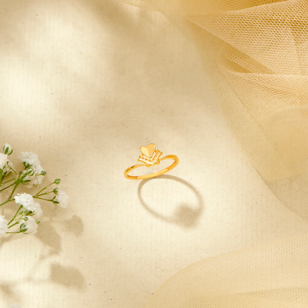 Lily Light Gold Casual Ring For Women
