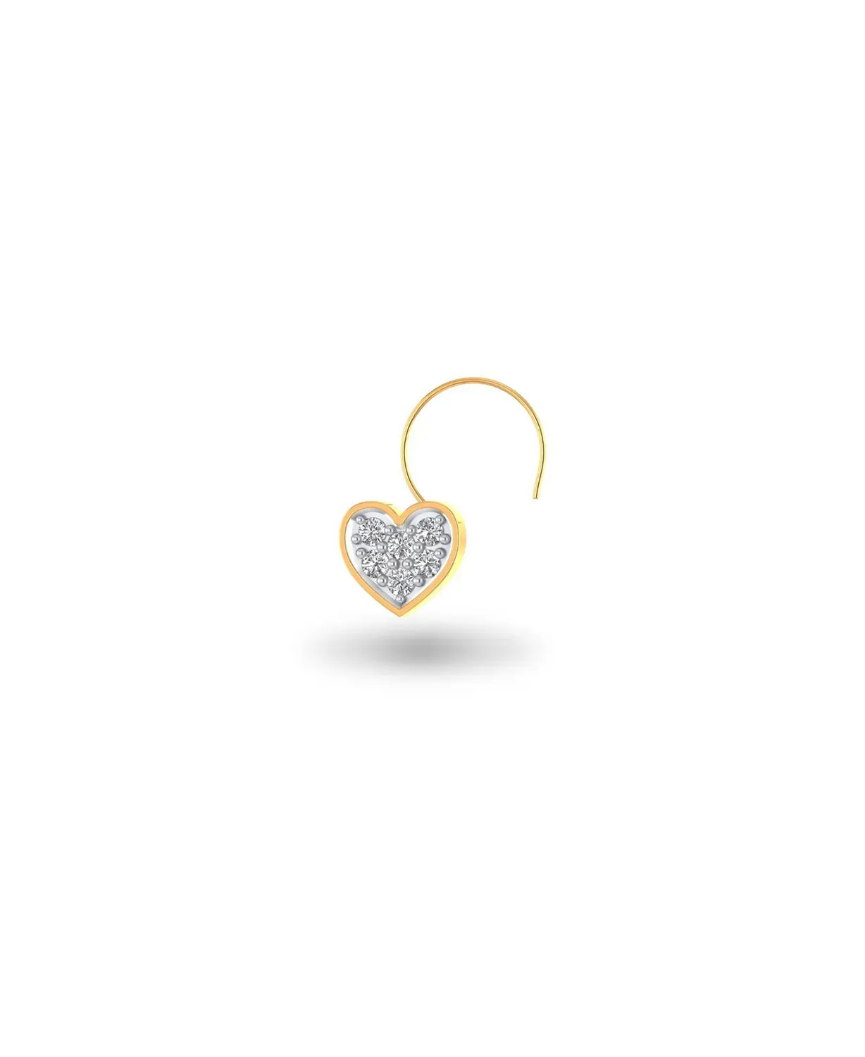 Little Heart Diamond Nosepin - Image 4