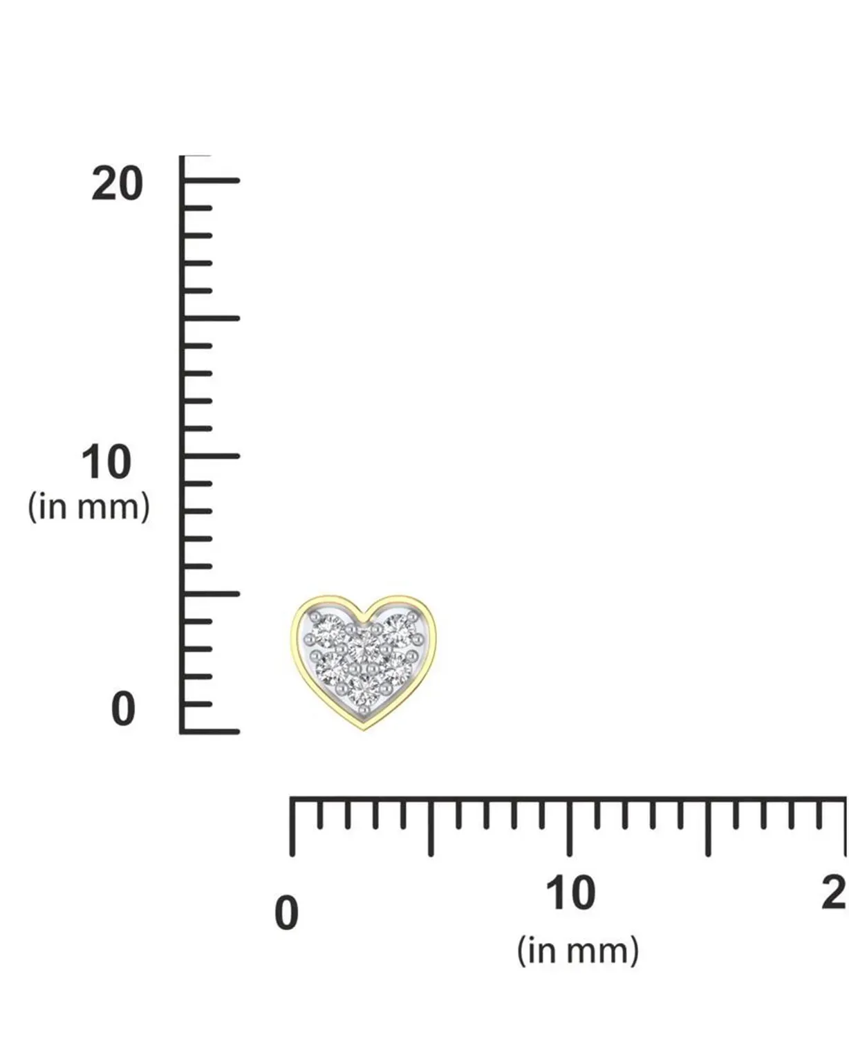 Little Heart Diamond Nosepin - Image 5