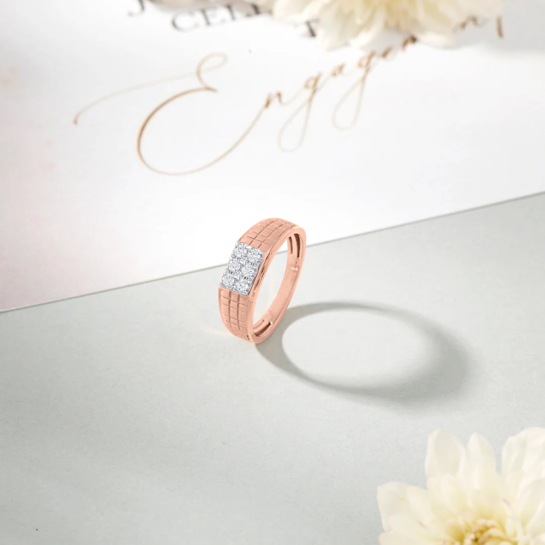 Loyal Crest Engagement Diamond Ring for Men - Image 2