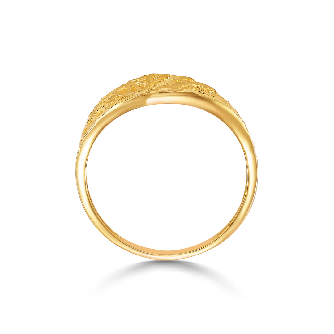 Mesh Marvel Gold Fashion Ring For Women - Image 4