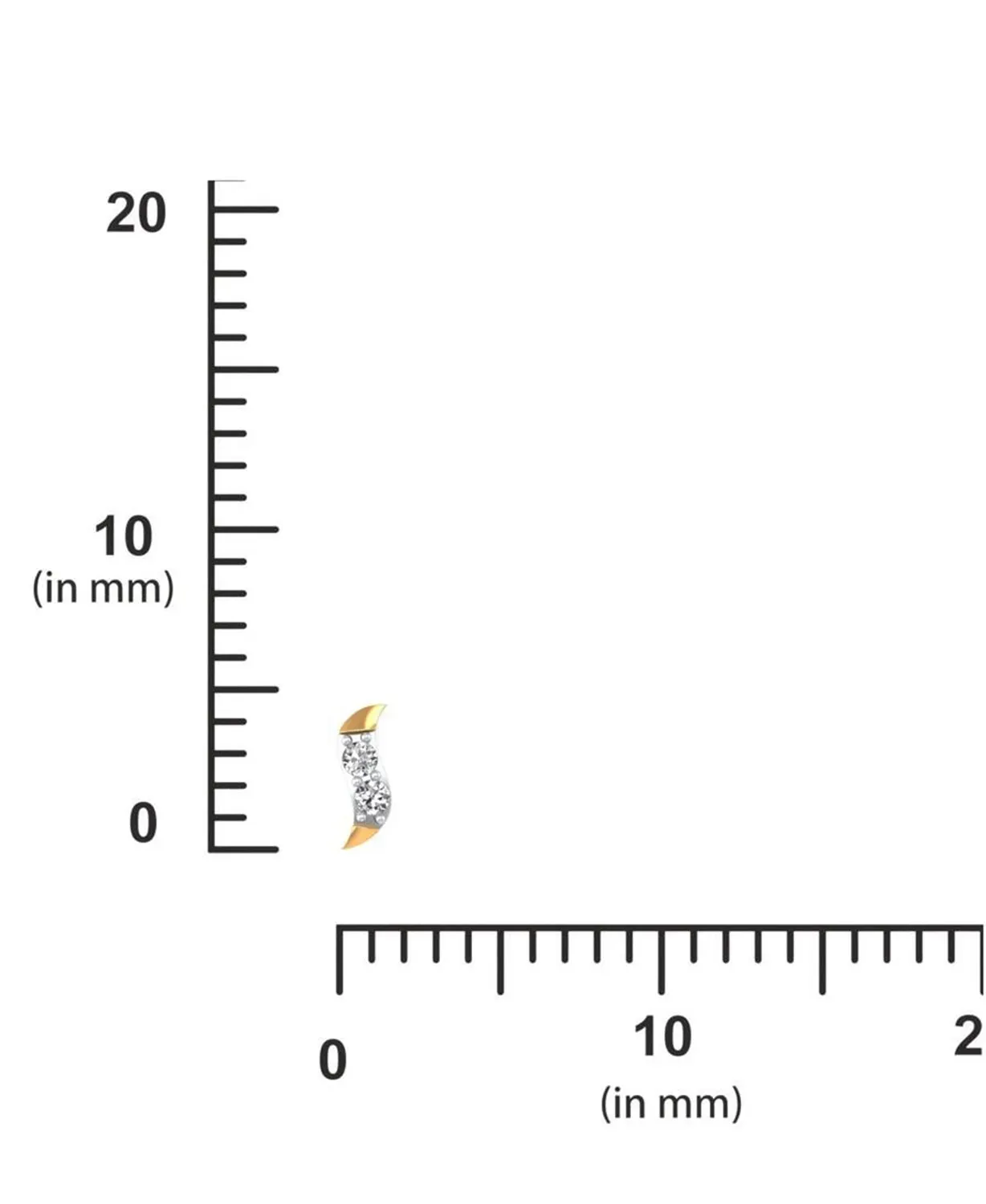 Mimimal Spark Diamond Nosepin - Image 5