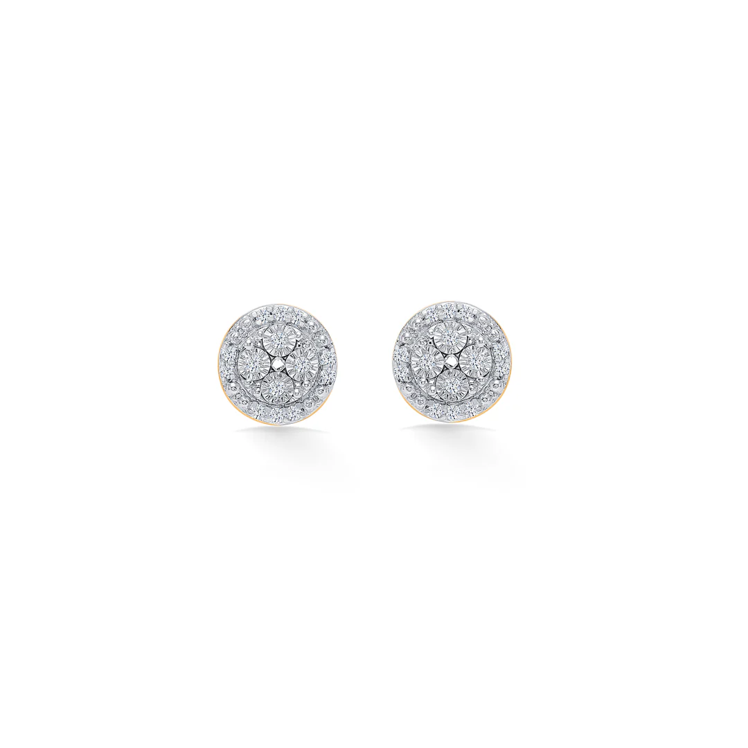 Moonbeam Glow Gold & Diamond Pendant Set For Women - Image 5