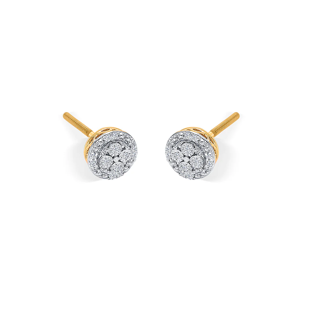 Moonbeam Glow Gold & Diamond Pendant Set For Women - Image 7