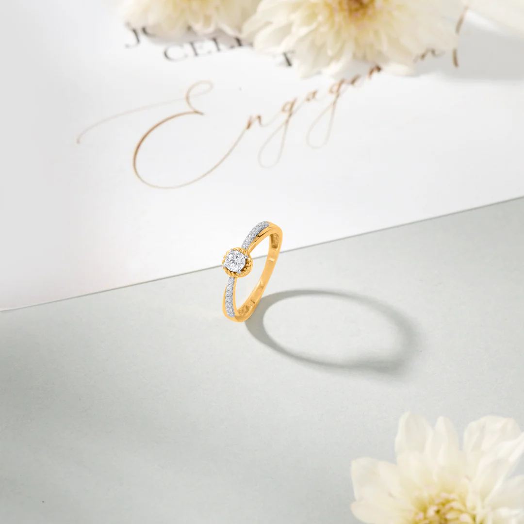 Moonlit Promise Engagement Diamond Ring for Women - Image 2