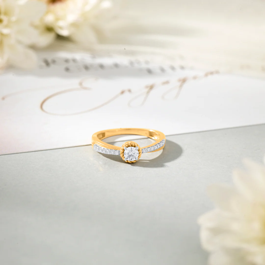 Moonlit Promise Engagement Diamond Ring for Women - Image 3