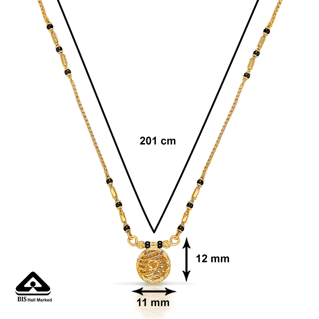 Mudralekha Gold Modern Mangalsutra - Image 4
