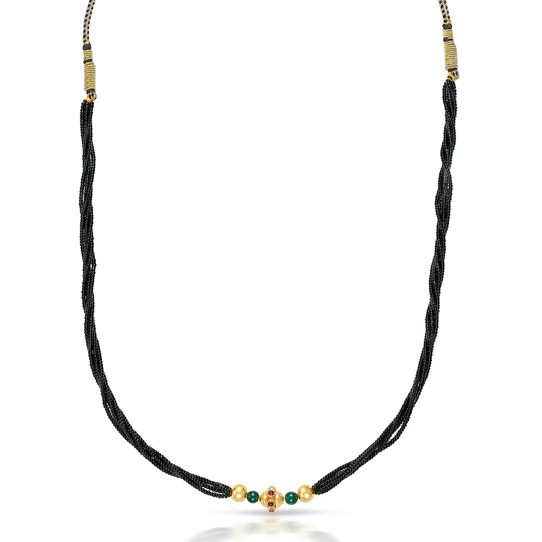 Nishtha Kolhapuri Gold Thushi Choker - Image 3
