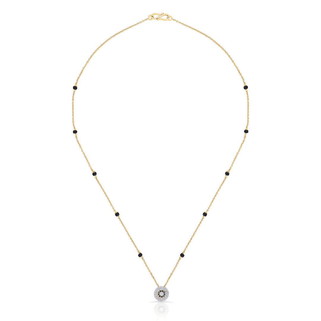 Nivriti Link Gold Modern Mangalsutra - Image 2