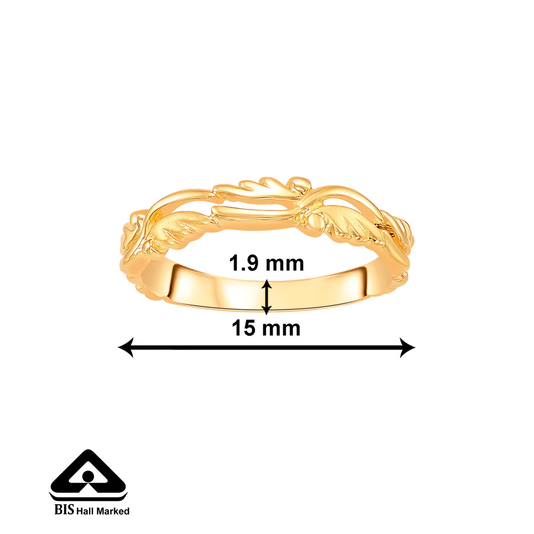 Oak Haven Gold Casual Ring For Women - Image 2