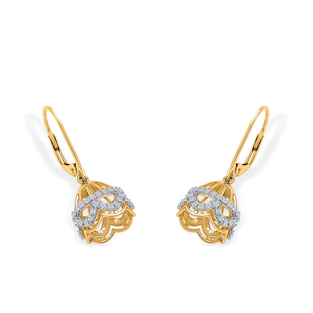 Opulent Gold & Diamond Jhumka Earring For Women - Image 3