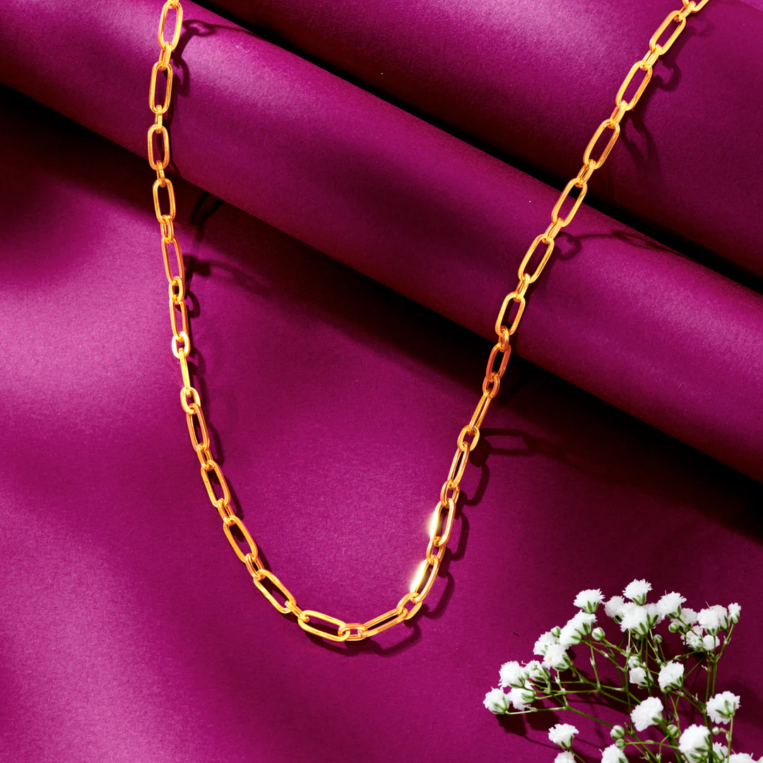 Opulent Thread Unisex Gold Chain