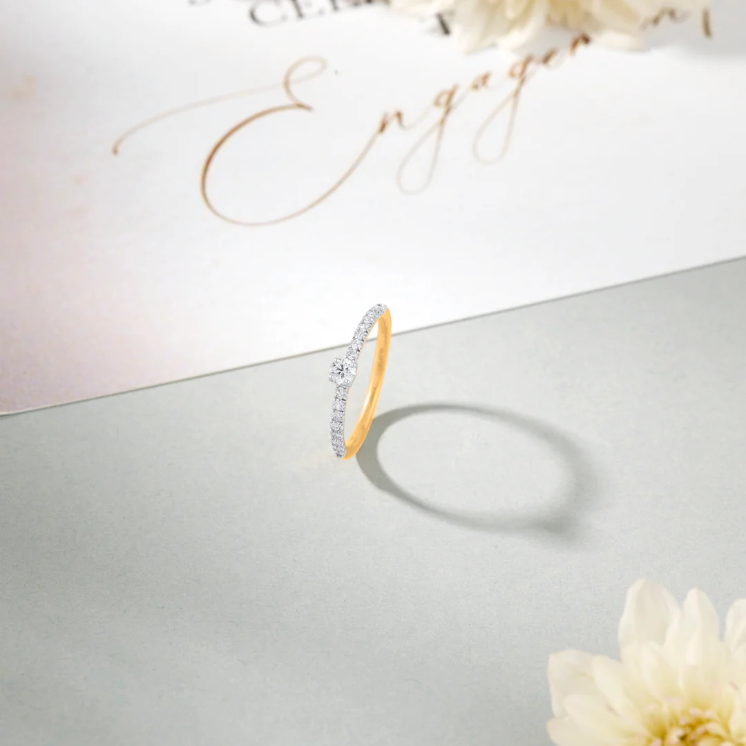 Ornate Glow Engagement Diamond Ring for Women - Image 2