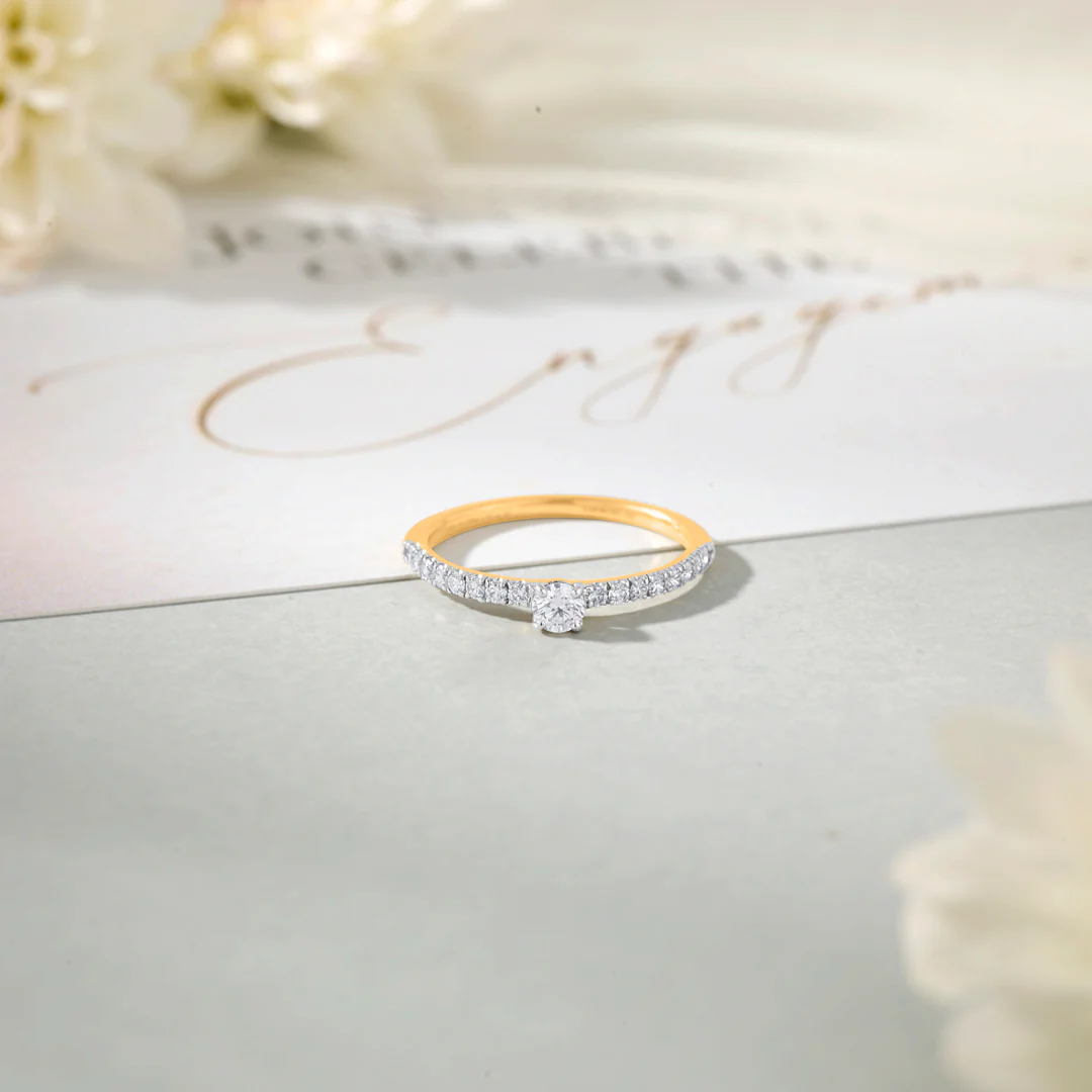 Ornate Glow Engagement Diamond Ring for Women - Image 3