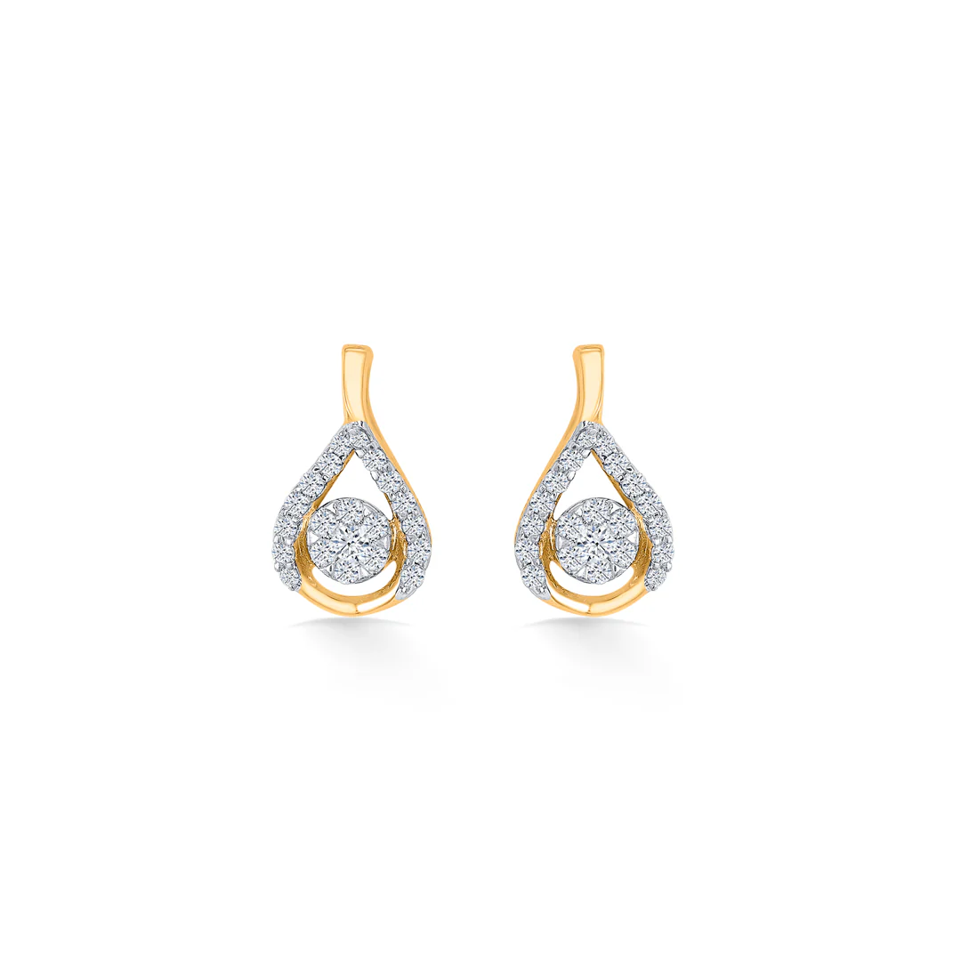 Ornaya Shine Gold & Diamond Modern Necklace - Image 2