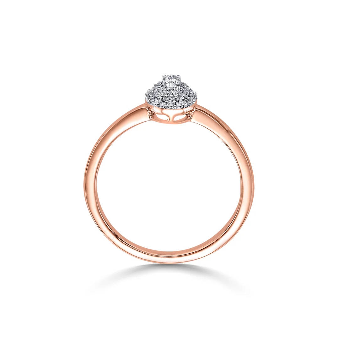 Oval Radiance Gold Ladies Ring For Women - Image 3