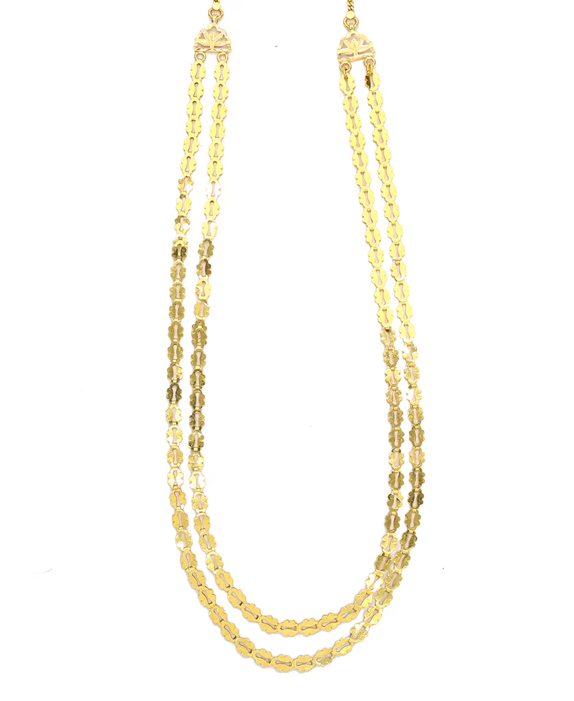 Paramparik Pohe Haar Yellow Gold Necklace For Women - Image 4