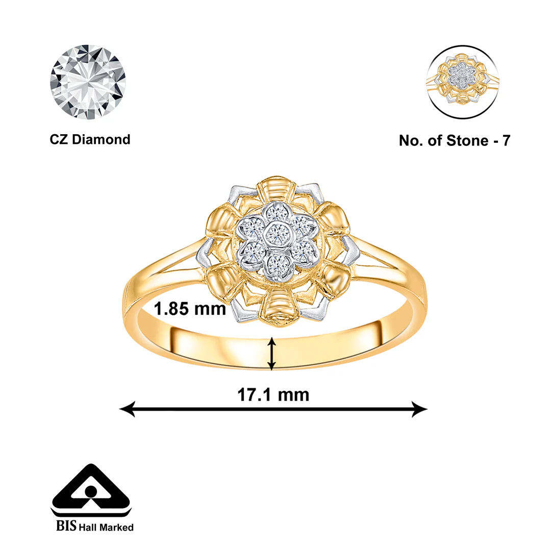Peridot Gold Casual Ring For Women - Image 2