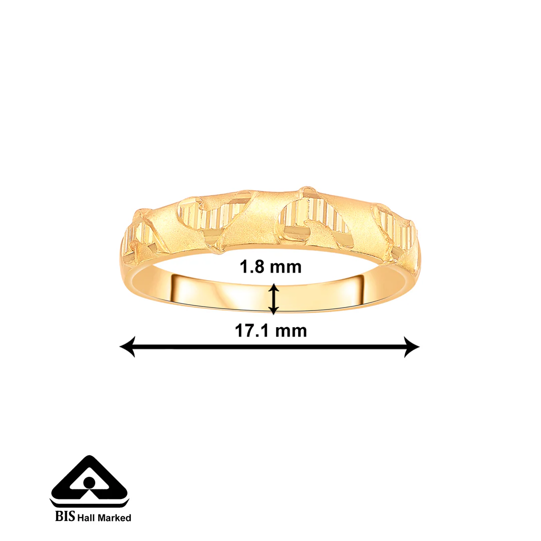 Pinnacle Band Gold Casual Ring For Women - Image 2