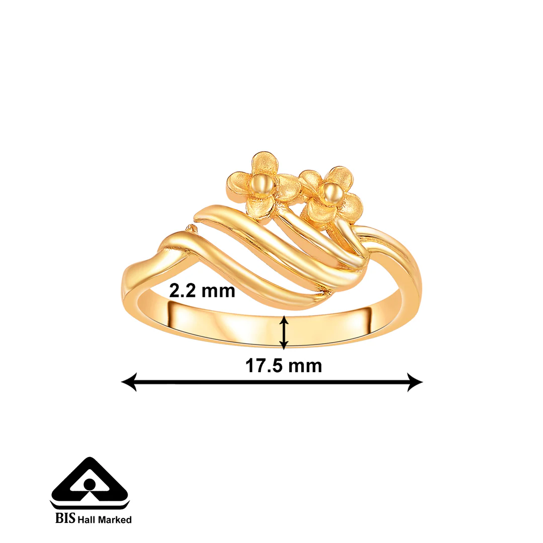 Primrose Promise Gold Casual Ring For Women - Image 2