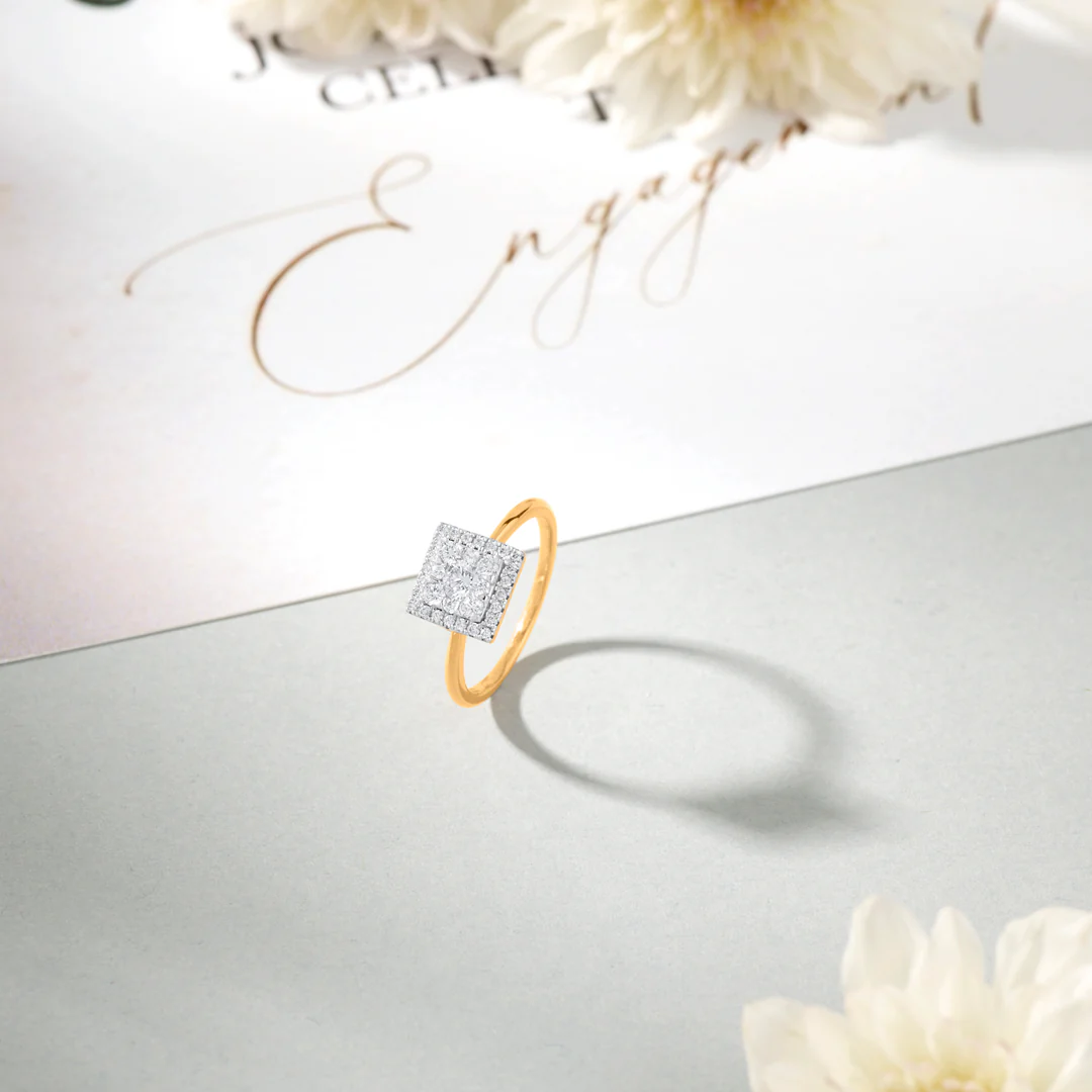 Promise Glint Engagement Diamond Ring for Women - Image 2