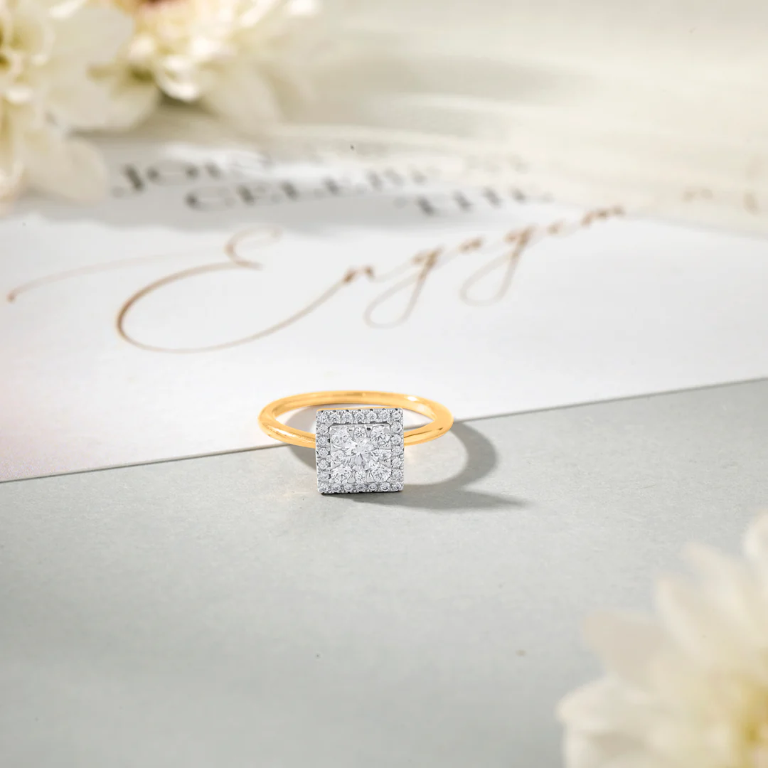 Promise Glint Engagement Diamond Ring for Women - Image 3