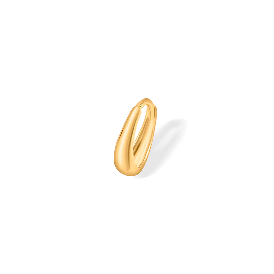 Radiant Beam Bali Gold Men's Earring - Image 3