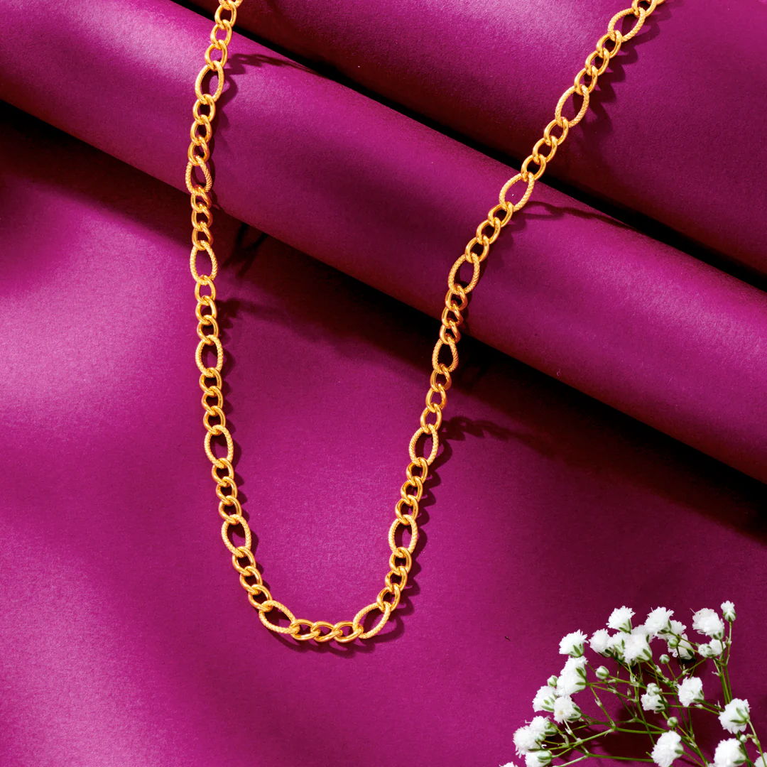 Radiant Loop Unisex Gold Chain