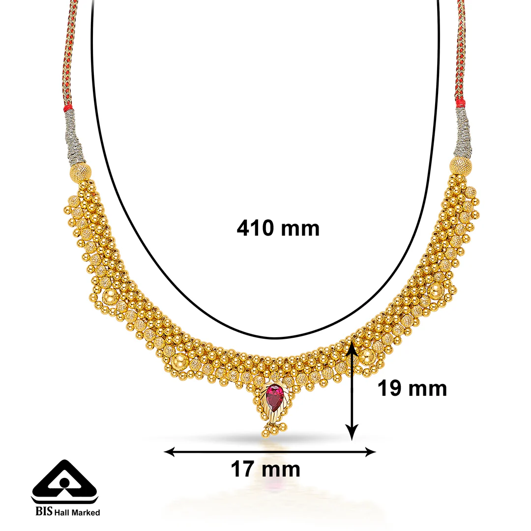 Rajmayura Gold Thushi - Image 4