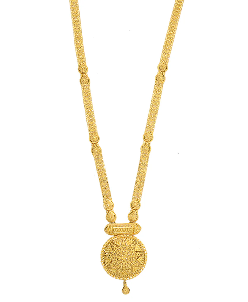 Rajsi Rivaaz Yellow Gold Necklace For Women - Image 4