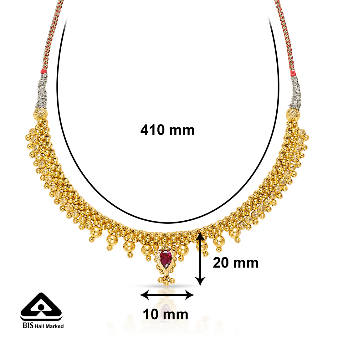 Rajtara Gold Thushi - Image 4