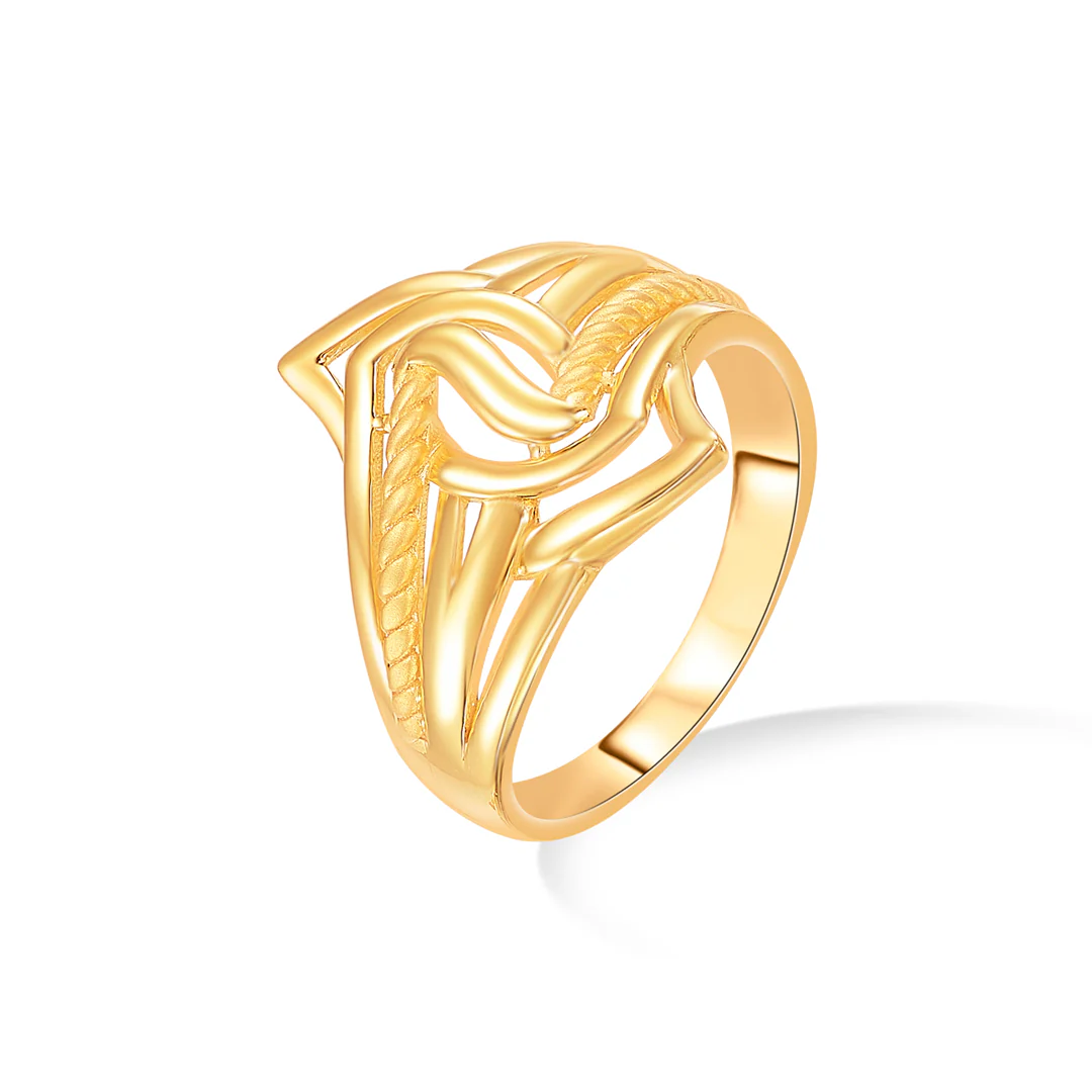 Refined Charm Gold Fashion Ring For Women - Image 3