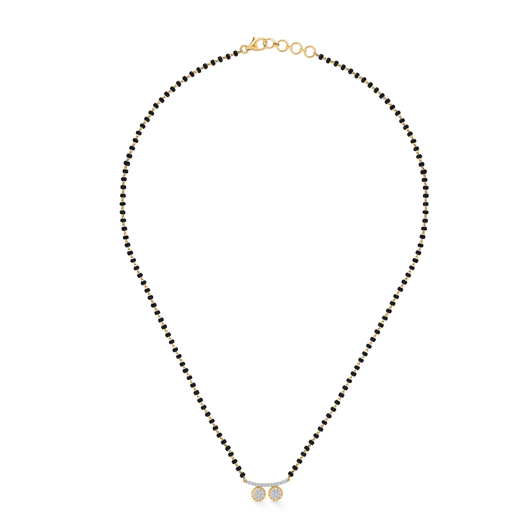 Regal Wati Gold & Diamond Modern Mangalsutra for Women - Image 3