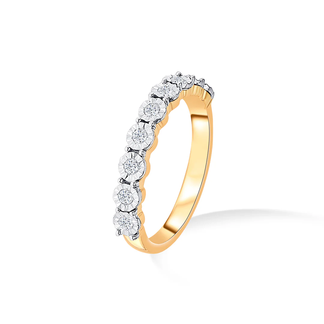 Rivana Light Gold & Diamond Ring - Image 2