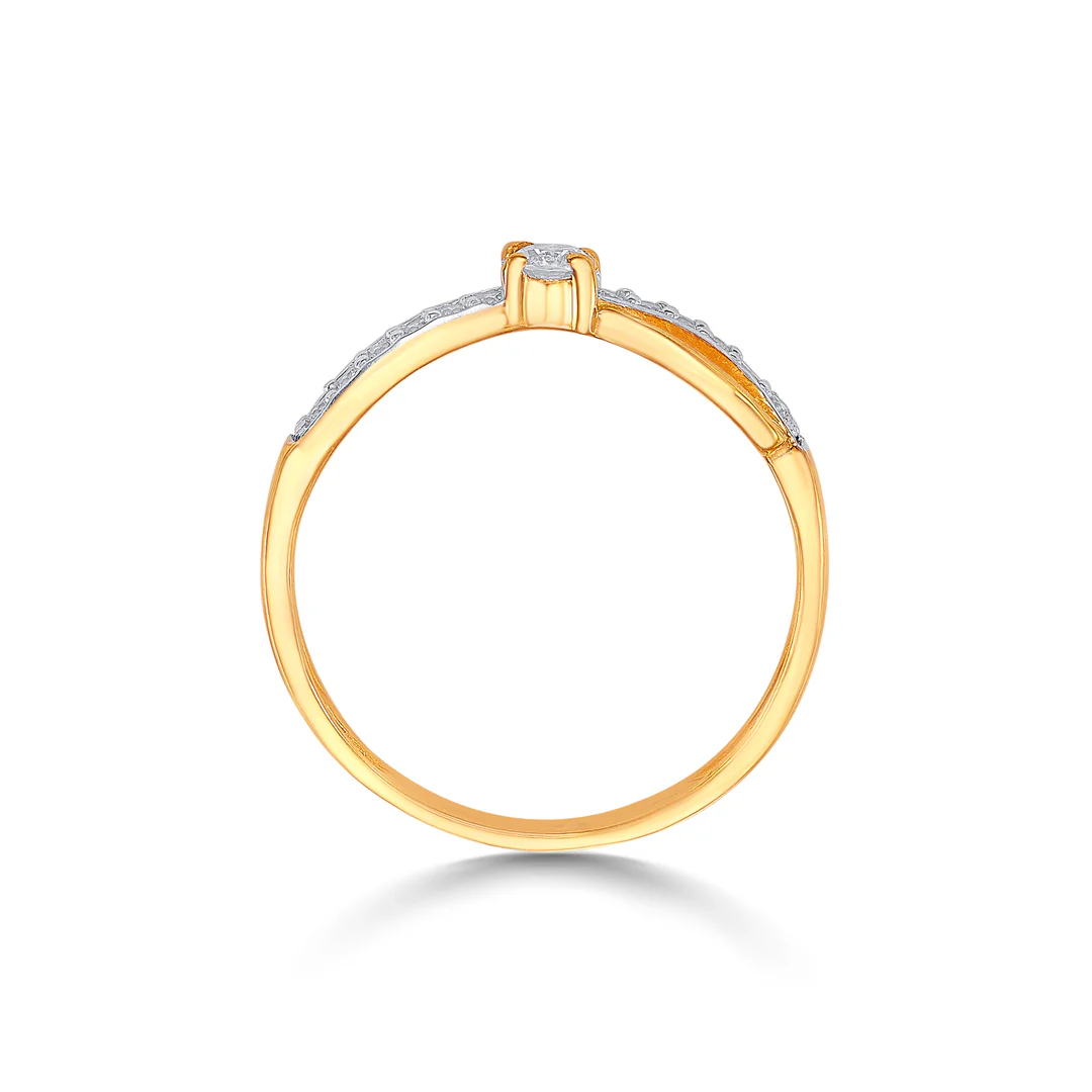 Royal Crest Gold Casual Ring For Women - Image 4
