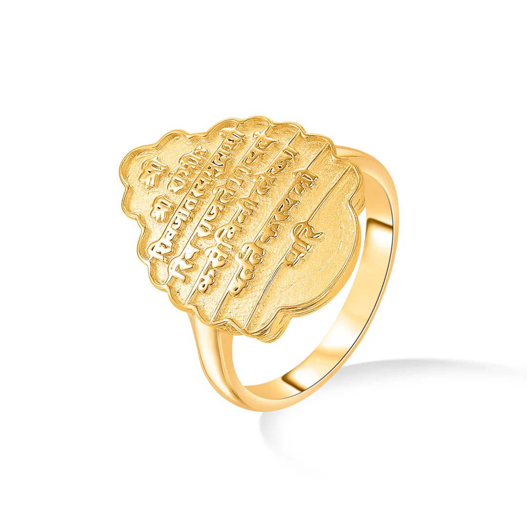 Royal Emblem Gold Men's Ring - Image 2