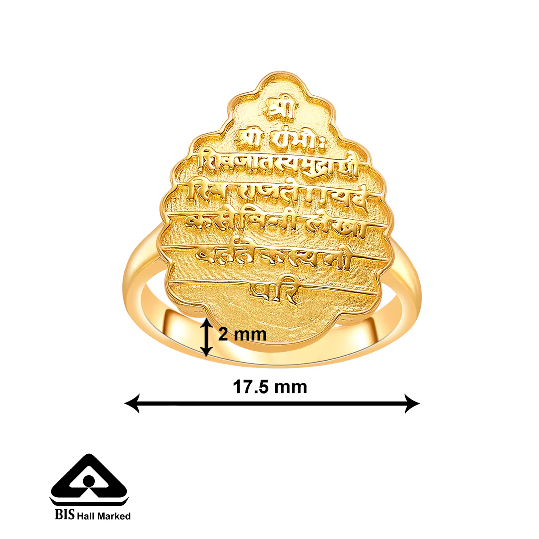 Royal Emblem Gold Men's Ring - Image 4