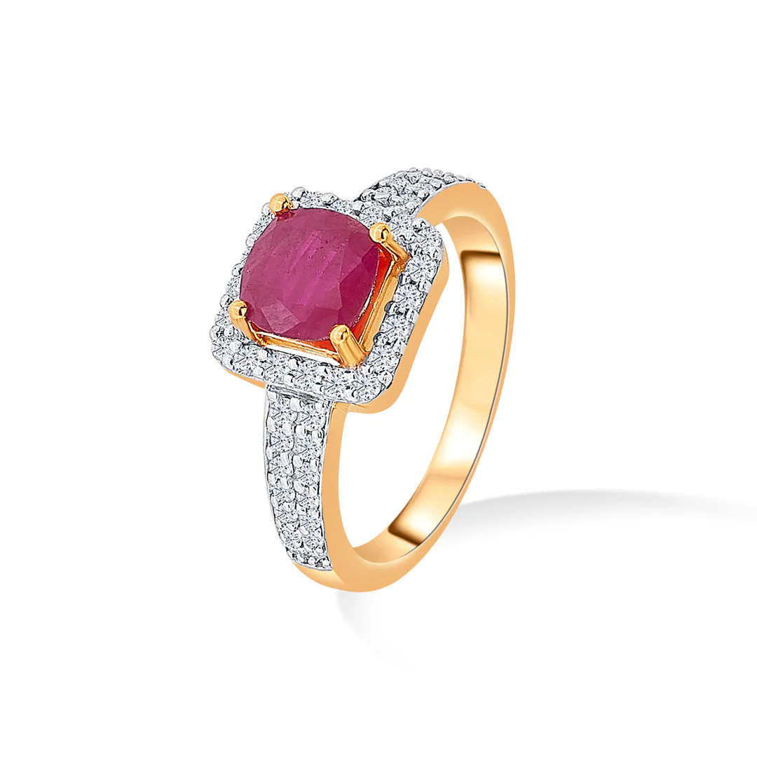 Rubessa Crown Gold & Diamond Ring - Image 2