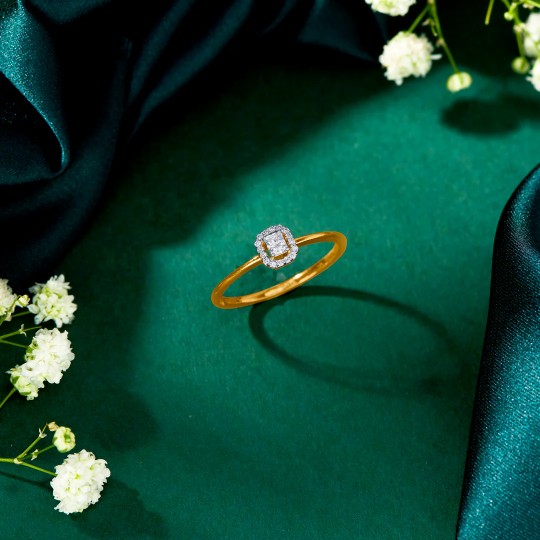 Serin Spark Gold Ladies Ring