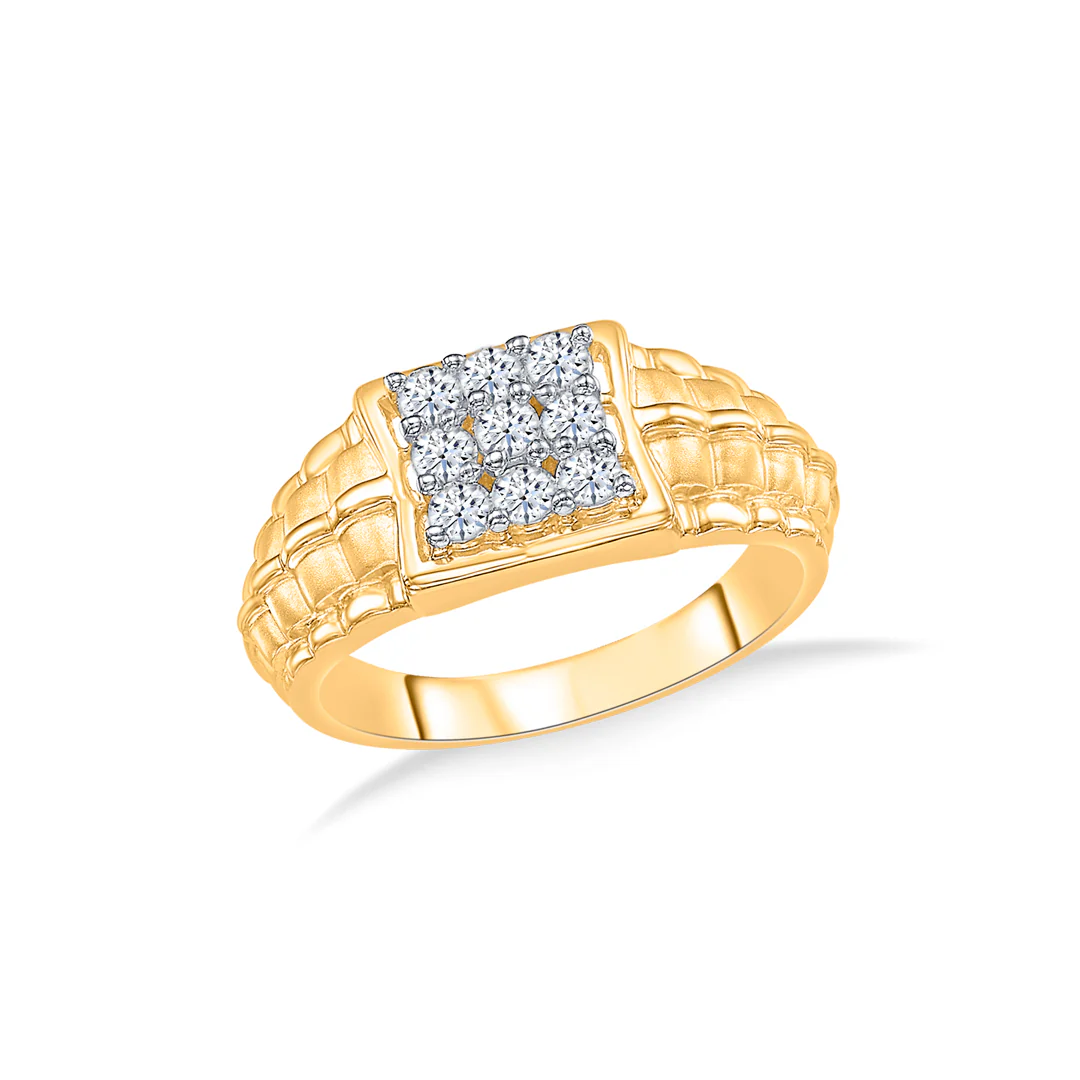 Signature Yellow Gold Men's Ring