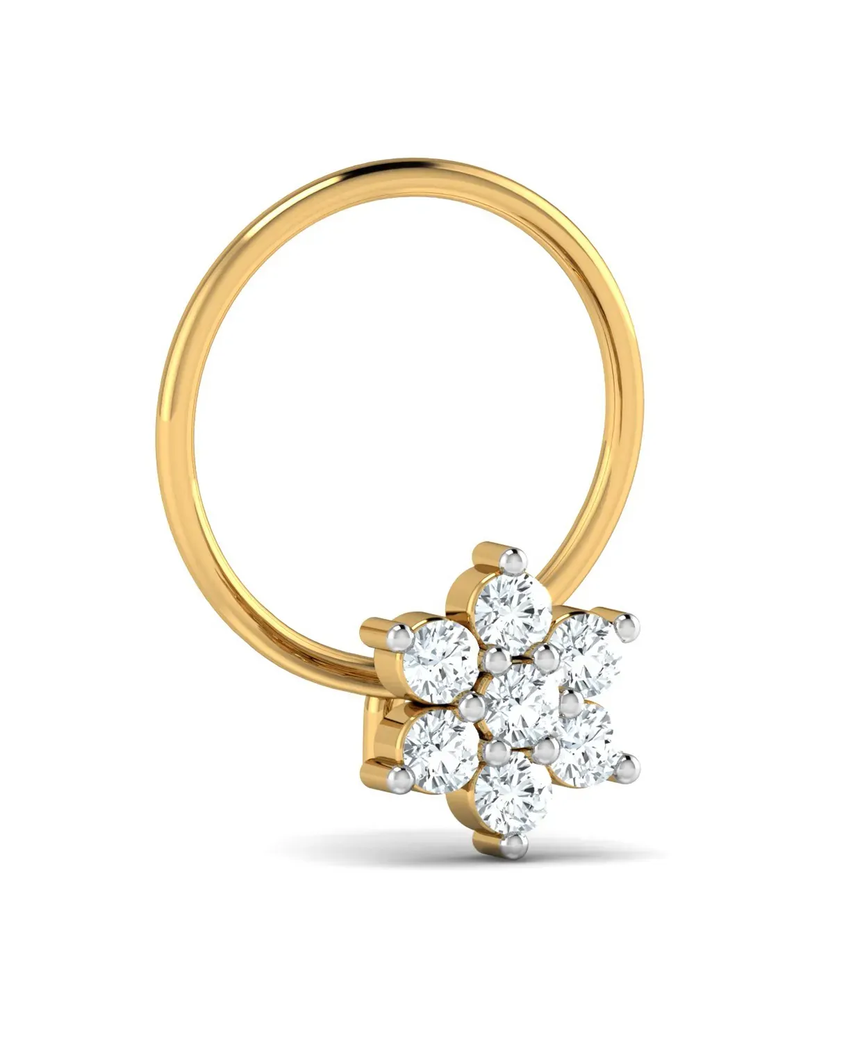 Simple Diamond Nosepin - Image 3
